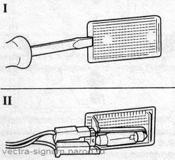замена лампы освещения багажника
