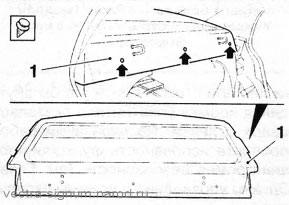 задняя полка багажника